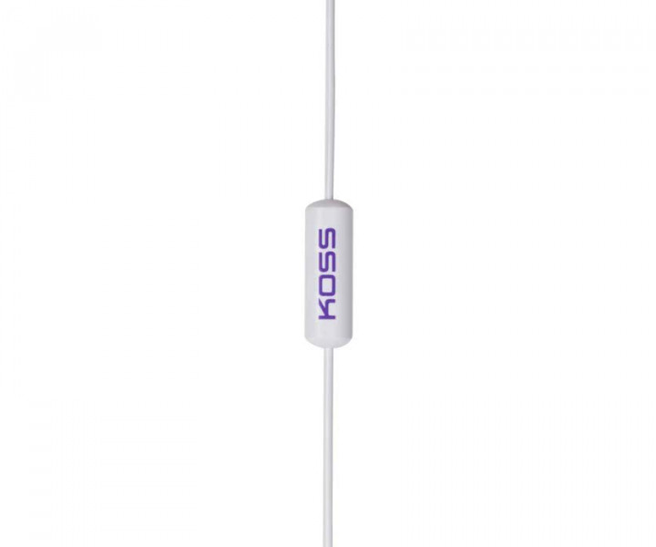 Наушники KOSS KEB6i Violet, микрофон на шнуре, 60-20.000 Гц, 32 Ом, 106 дБ